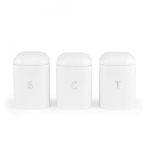 Salter BW14043EU7 Boston 3-osaline konteinerite komplekt, valge