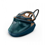 Tefal Pro Express Vision Max GV9920E0 aurugeneraatoriga triikraud Durilium AirGlide Autoclean soleplate Sinine, Vask