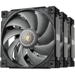 SilentiumPC SilentiumPC Sudokoo Mach120 PWM Ventilaator &ndash; komplekt 3 tk, 120mm, must (R-MACH120-GYWPN3-GAS)