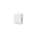 Viking USB GaN 100W laadija, PD3.0 ja QC4+ tugi valge