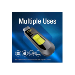 TEAM TEAM GROUP 128GB C145 USB 3.2 Musta-Kollane