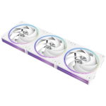 Zalman ZM-DF120R A3 120 mm p&ouml;&ouml;ratavad Daisy Chain ventilaatorid, 3 tk, valged