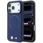 BMW M Carbon Printed Ring MagSafe kest iPhone 18 Pro / 17 Pro jaoks, tume sinine