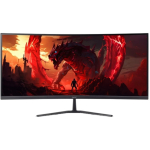 ACER LCD Monitor Nitro ED340CURW0bmiipx, 86 cm (34") Kumer, 3440x1440@240Hz, 250 cd/m&sup2;, 178&deg;/178&deg;, 1 ms, HDMI, DP, k&otilde;larid, Free