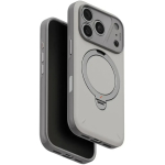 UNIQ Elix kate iPhone 18 Pro / 17 Pro, 360-kraadise p&ouml;&ouml;ratava alusega, helehall