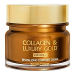 3W 3W Clinic Collagen & Luxury Gold Revitalizing Comfort kuldne luksuslik n&auml;okreem kuld ja kollageen 100 ml