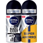 Nivea MEN Must & Valge INVISIBLE ORIGINAL rullikpakend 2 x 50 ml