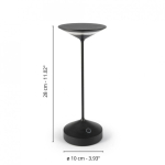 ab+ by Abert Tempo portable Table Lamp anthracite