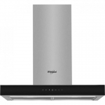 Whirlpool WHBS 62F LT K/1 Seinale kinnitatav Must, Roostevaba teras 390 m&sup3;/h A