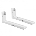 Electric Electric oven Maclean MC-915 W Universal Microwave Oven Bracket Holder Wall Mount Adjustable White Space Saving 30kg