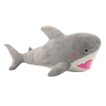 Lean Lean Toys Plush Shark Mascot Cuddly Toy 50cm Gray