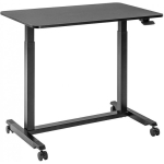 Spacetronik Buddy 04 adjustable table on wheels, black