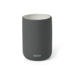 Tatay Toothbrush holder Soft ceramic, anthracite grey