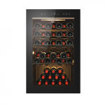 Haier Wine Bank 50 Serie 3 HWS49GAE Kompressoriga veinik&uuml;lmik Eraldiseisev Must 49 pudel(id)