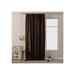 &Ouml;&ouml;riie &Ouml;&ouml;riie AmeliaHome VELVET 140X270 cm, 1 tk, riba/konksud, v&auml;rv: tumepruun