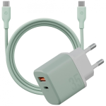 Wall Wall charger Bazic GoPort Velox Kit USB-C|USB-A GaN 35W with cab