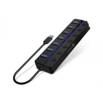 CONNECT CONNECT IT USB Hub Mighty Switch 2, 4xUSB 3.0, 3xUSB 2.0, v&auml;line, musta