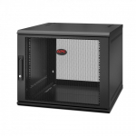 APC NetShelter WX 9U Single Hinged Wall-mount Enclosure 600mm Deep Seinale monteeritav riiul Must