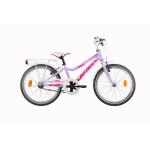 Atala Skate Girl 20" jalgratas, 1-k&auml;ikuline, valge/fuksia