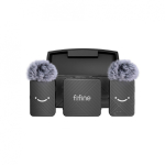 Fifine M9 tie microphone set (black)