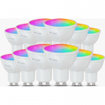 Nanoleaf Essentials Matter Wi-Fi GU10 nutikas LED-lampid, 12 tk