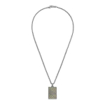 Armani Armani Bicolor terasest kaelaketipendent Dog tag EGS3239060