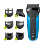 Braun Series 3 310BT Foolium pardel Trimmer Must, Sinine