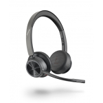 POLY POLY Voyager 4320 UC K&otilde;rvaklapp Juhtmevaba Peav&otilde;ru Kontor/k&otilde;nekeskus USB t&uuml;&uuml;p-C Bluetooth Must