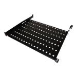Alantec Alantec SA-P-19-1U-350-4-C-02 Fikseeritud riiul 19" 1U s&uuml;gavus 350mm must