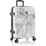Heys Journey 3G Fashion Spinner 66 cm suitcase, black and white map