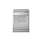 Stainless Stainless steel cabinet module with cutting table Steel Genesi G7C-P SS