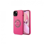 Karl Karl Lagerfeld case iPhone 14 Plus 6.7" KLHCP14MSRSGRCF pink HC Silicone RSG BIC