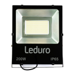LEDURO 46700 prožektor Must 200 W E