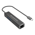 Conceptronic ABBY14B s&uuml;learvuti dokk ja pordireplikaator Juhtmega &uuml;hendatud USB 3.2 Gen 1 (3.1 Gen 1) Type-C Hall