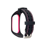 Beline pasek Sport Mi Band 7 czarno-r&oacute;żowy black|pink