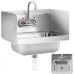 Royal Royal Catering Kitchen hand basin made of stainless steel, width 43.5 cm