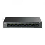 TP-Link LiteWave LS109P v&otilde;rgul&uuml;liti Mittejuhitav Fast Ethernet (10/100) Power over Ethernet tugi Must