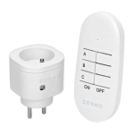 Orno 1 + 1 remote controlled wireless mini socket