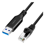 LogiLink CU0400 v&otilde;rgukaabel Must 1 m Cat6 S/FTP (S-STP) &Uuml;mmargune
