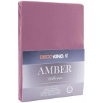 Sheet Sheet AMBER color purple style classic material type - textile jersey 80-90x200 DecoKing