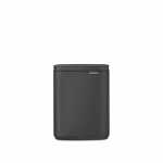 Brabantia Bo Waste Bin, 7L - Mineral Infinite Grey