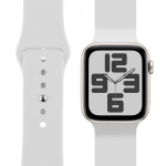 OBAL:ME silikoonist rihm Apple Watch'ile 38-41mm S-M valge