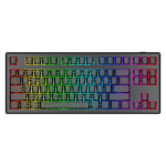 REDRAGON K737B-RGB-PRO URANUS PRO klaviatuur USB + RF Wireless + Bluetooth Must