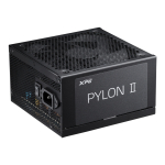 XPG PYLON II 550w toiteallika komponent 24-pin ATX ATX Must