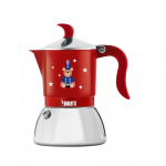 Bialetti 6651 manuaalne kohvimasin Mokakohvi kann 0,473 l Punane, Roostevaba teras