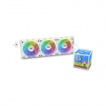 Thermaltake MINECUBE 360 Ultra Protsessor K&otilde;ik-&uuml;hes vedelikujahuti 12 cm Valge 1 tk