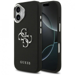 Guess Grained Big 4G Classic Logo kest iPhone 17 jaoks - must