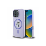Karl Karl Lagerfeld Grūdėto ra&scaron;to ja logotipo &bdquo;MagSafe&ldquo; dėklas &bdquo;iPhone 16 Pro&ldquo; jaoks, hall