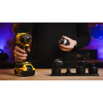 aku-puurimis- aku-puurimis- ja v&auml;&auml;namisriist 4 vahetatava peaga, 18V XR, 73Nm, DeWALT [DCD803D2T-QW] 2x2,0Ah