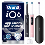Oral-B iO6 elektriline hambaharja, must ja roosa + reisikohver
